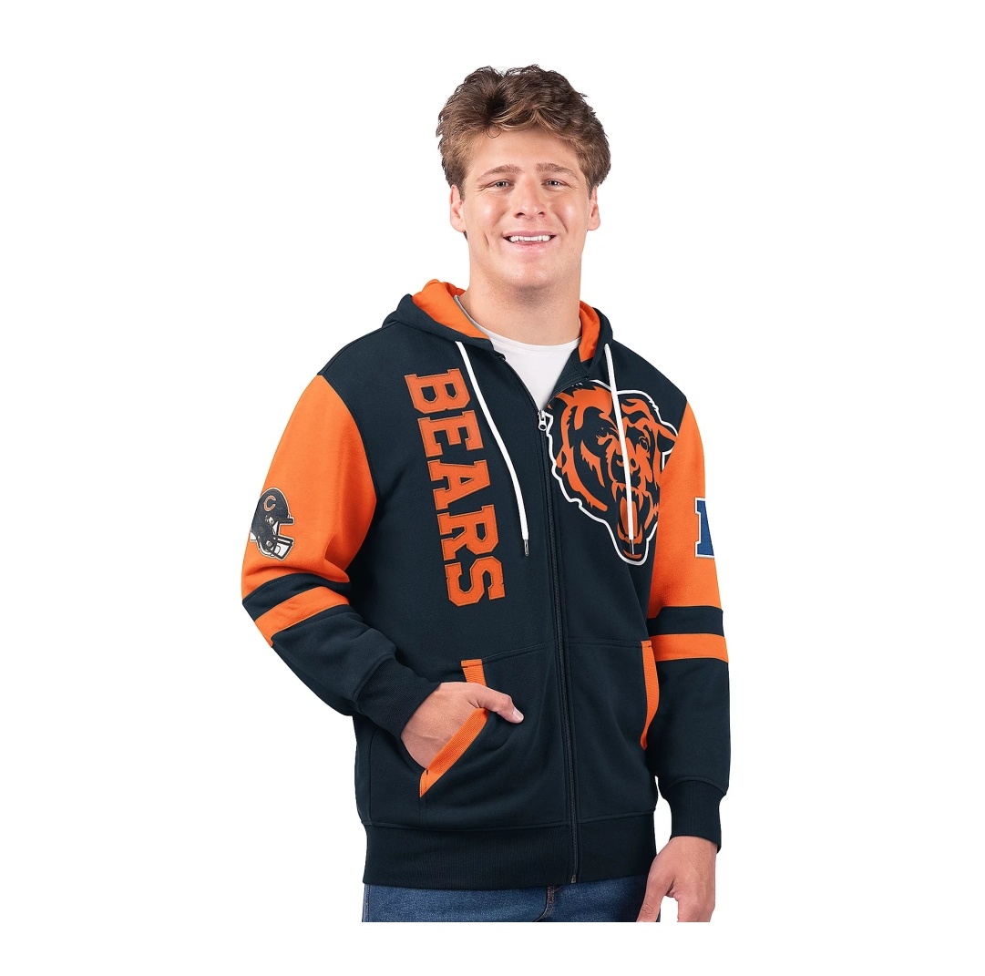 🎁Buy 2 Get 2 Free🏈NFL Full Zip Hooded Sweatshirt