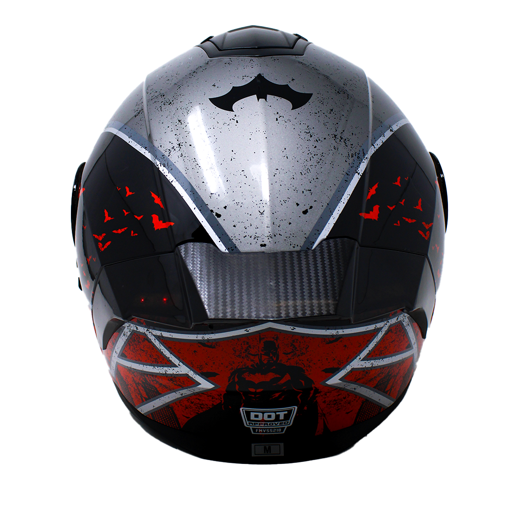 Casco Kov Zero DC Batman Rojo