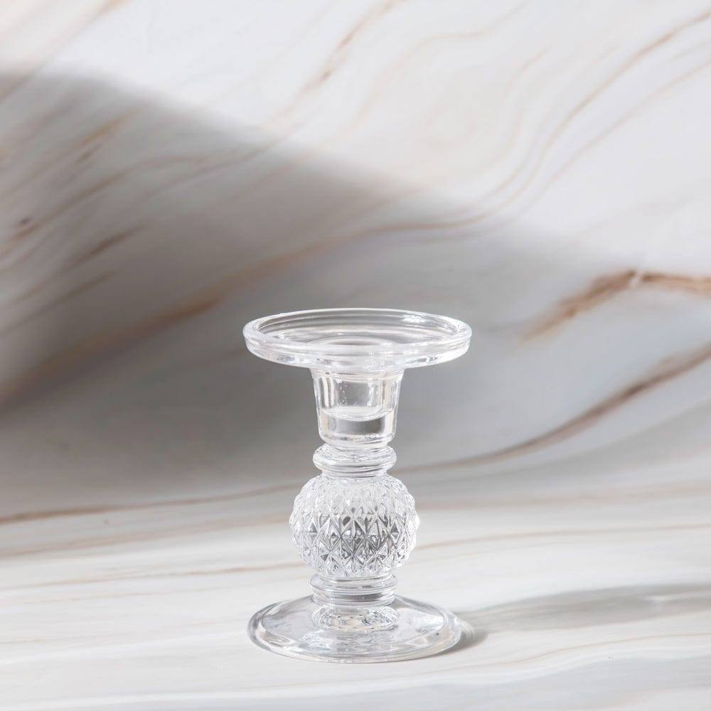 Poesia Candle Holder Medium - Clear