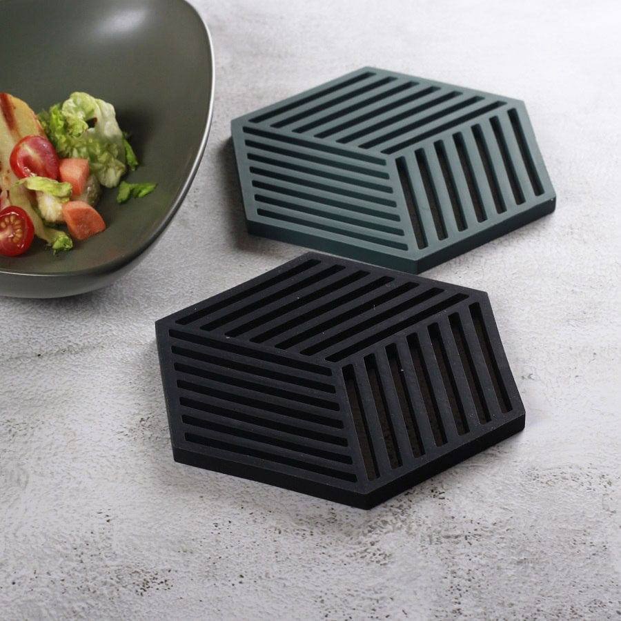 Hexagon Trivet - Black