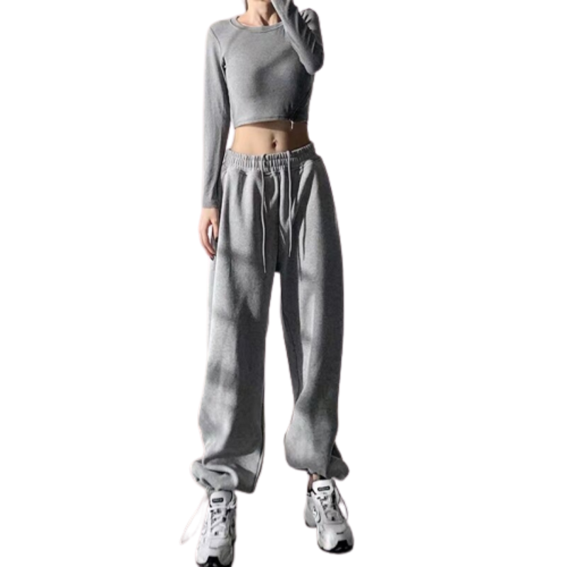 Hight Waist Street Style Sweatpants For Summer