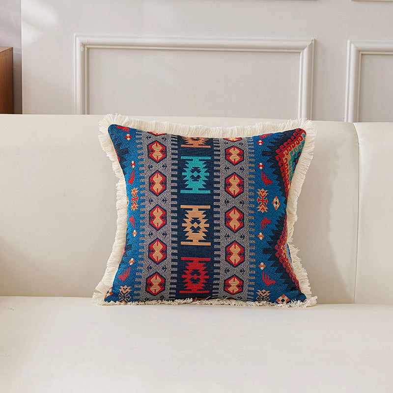 Minimalist Classic Style Geometric Cotton And Linen Pillow Cases