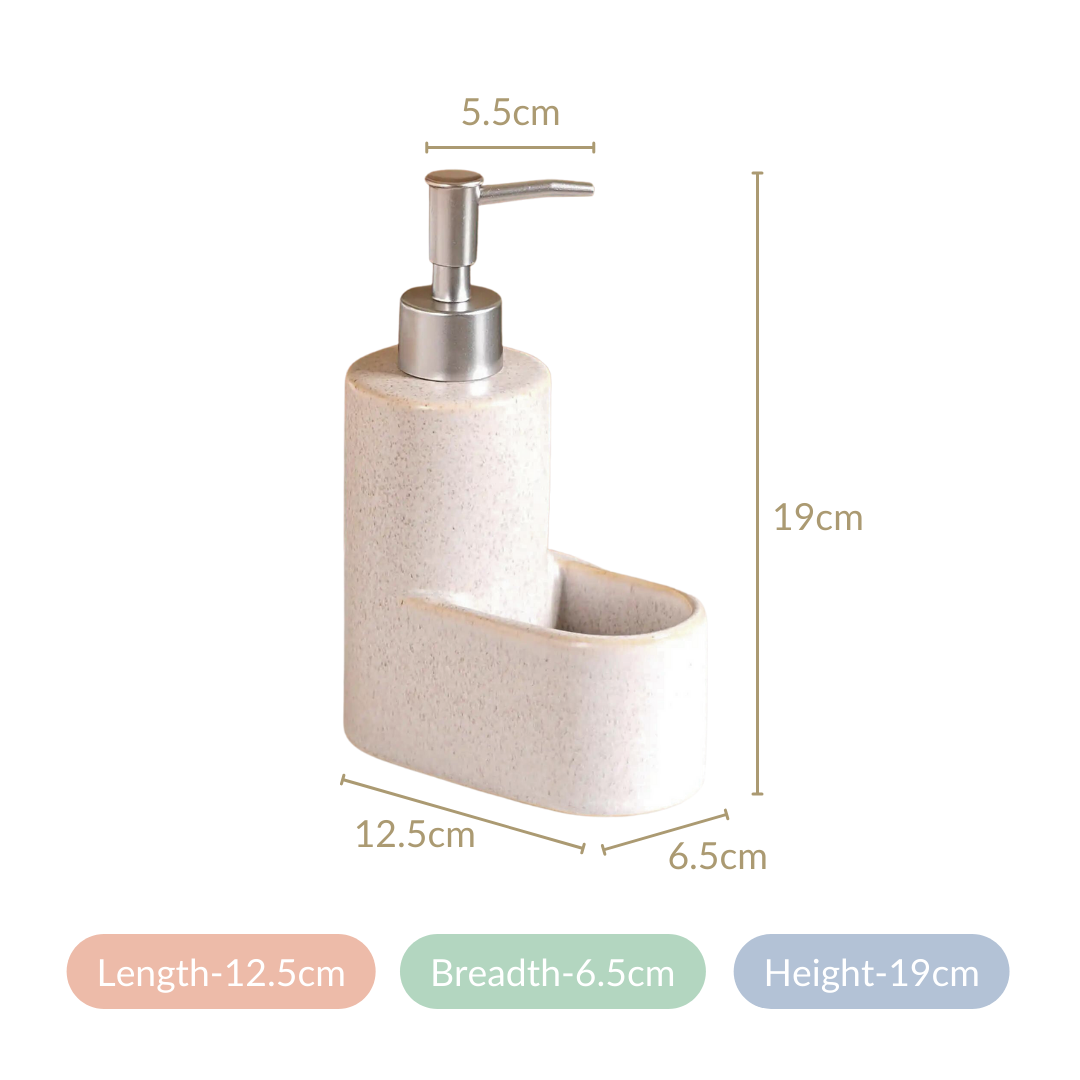 Ceramic Soap Dispenser With Stand