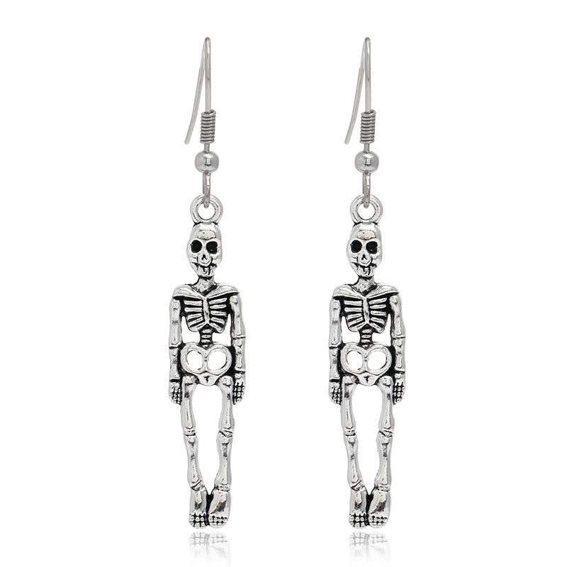 6 Pieces Gothic Cat Spider Alloy Women'S Drop Earrings 1 Pair