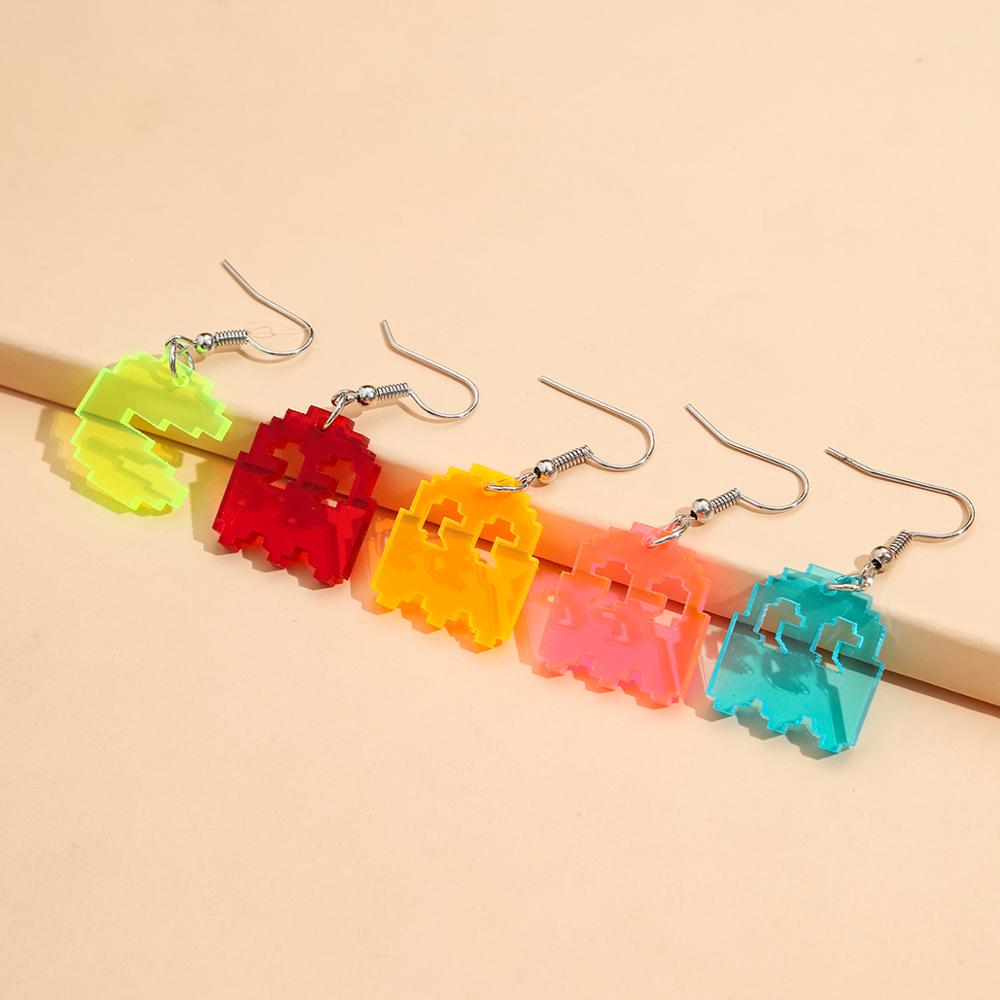 5 Piece Pac Man Earring Set
