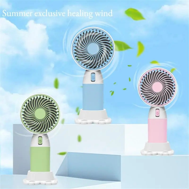 MINI USB FAN WITH MOBILE HOLDER