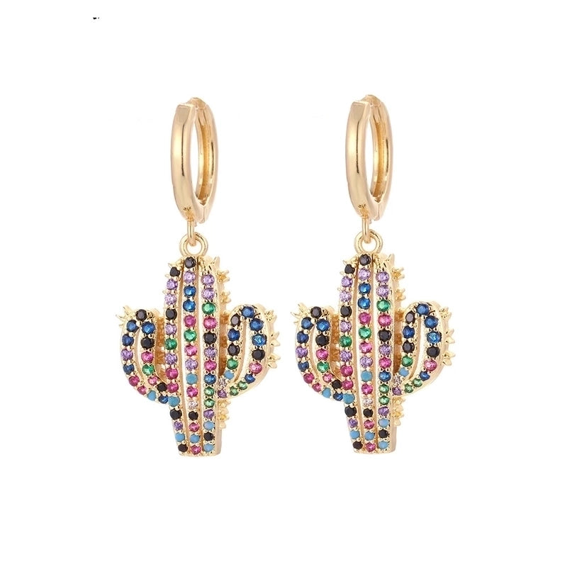 Copper Plating Geometric Zircon