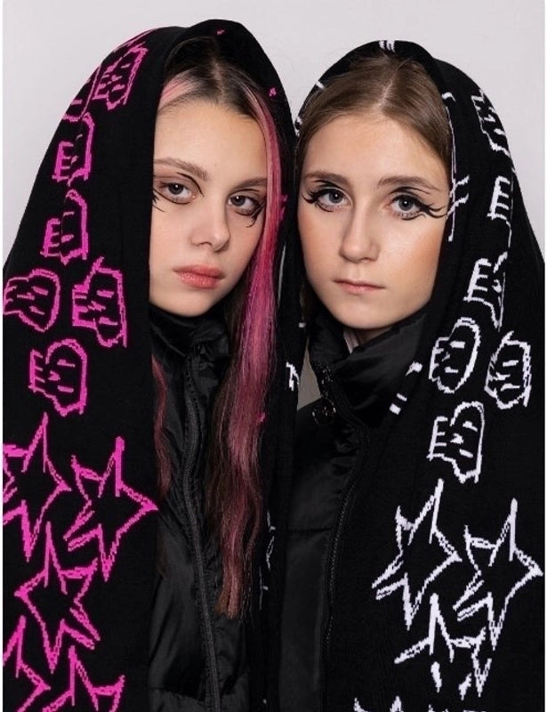 Women's Punk Streetwear Geometric Cotton Polyester Scarf