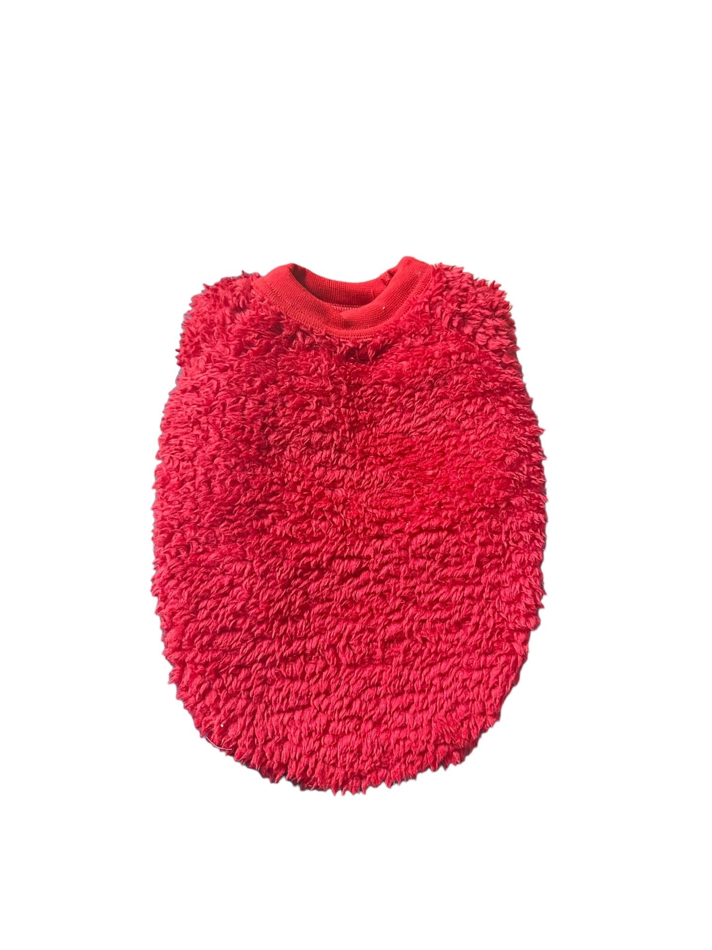 Cozy Pet Sweater -Red  🌺