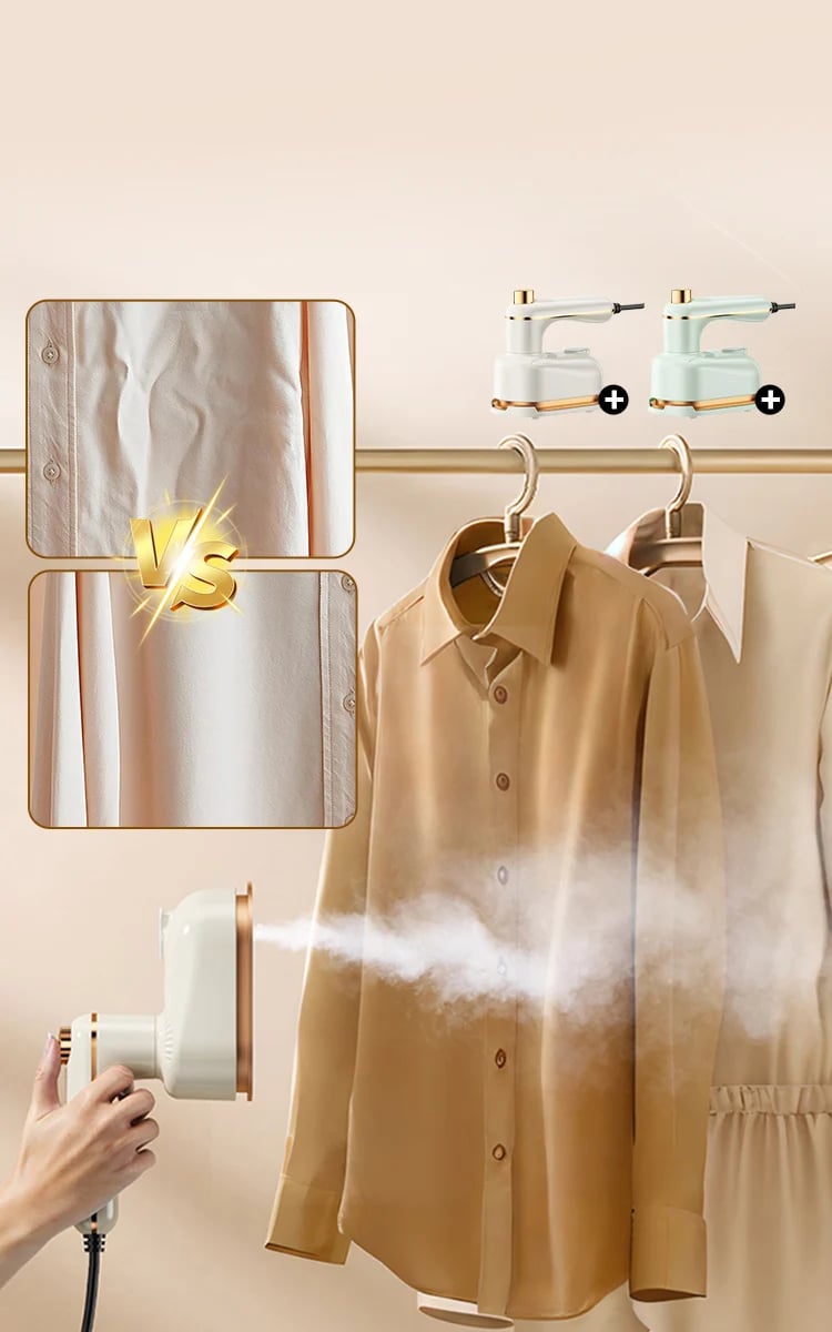 🔥Limited Time Offer🎁Portable Mini Electric Steamer Iron for Clothes