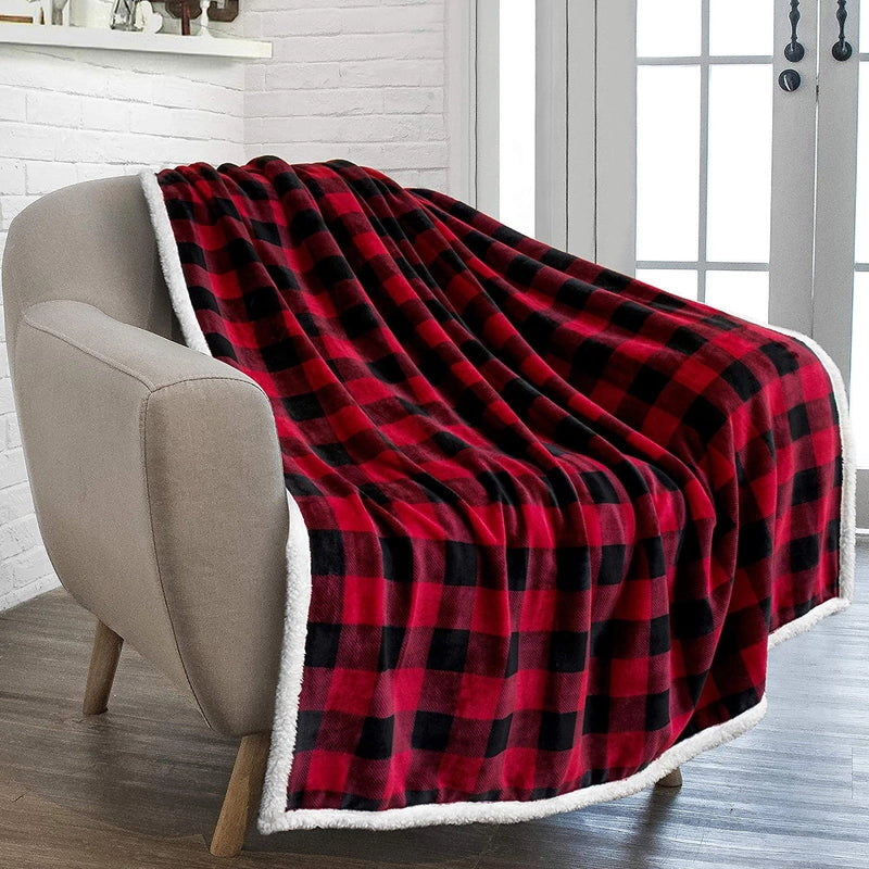 Christmas Elegant Glam Classical Snowflake Flannel Fabric Blanket Bedding