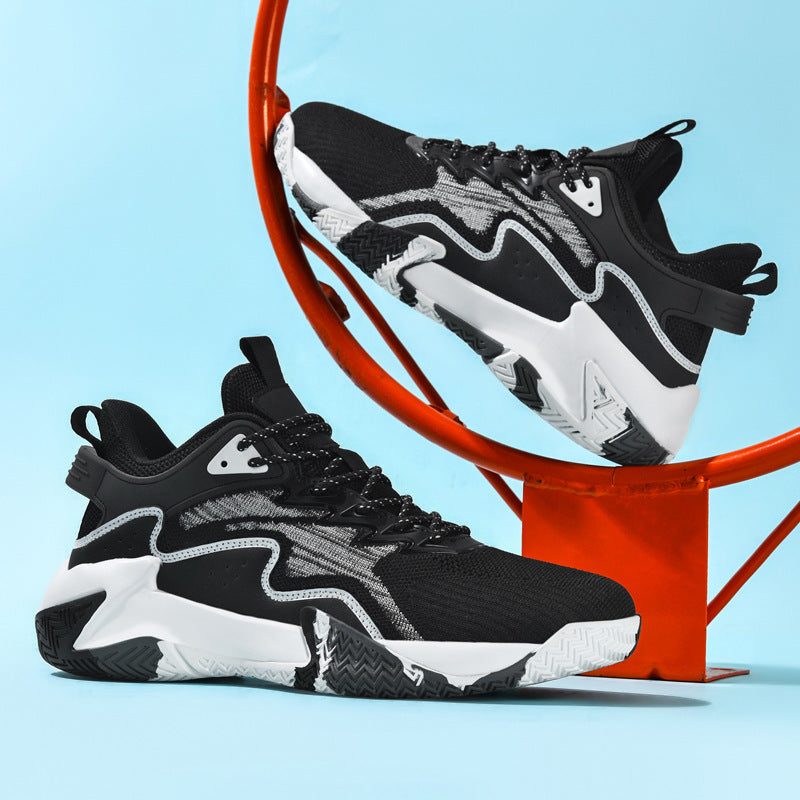 Men's Breathable High-Top Basketball Sports Shoes