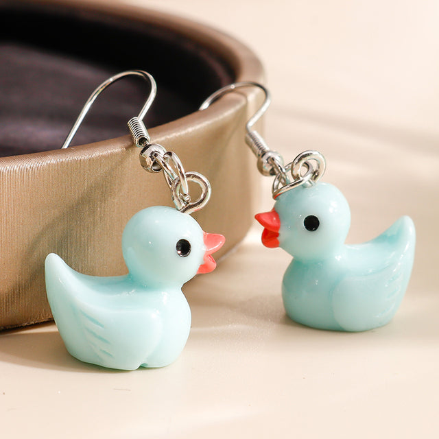 Yellow Rubber Duck Earring