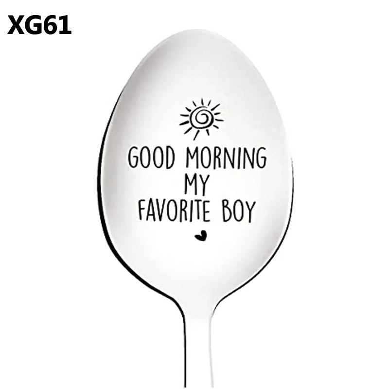 Fashion Letter Stainless Steel Tableware 1 Piece