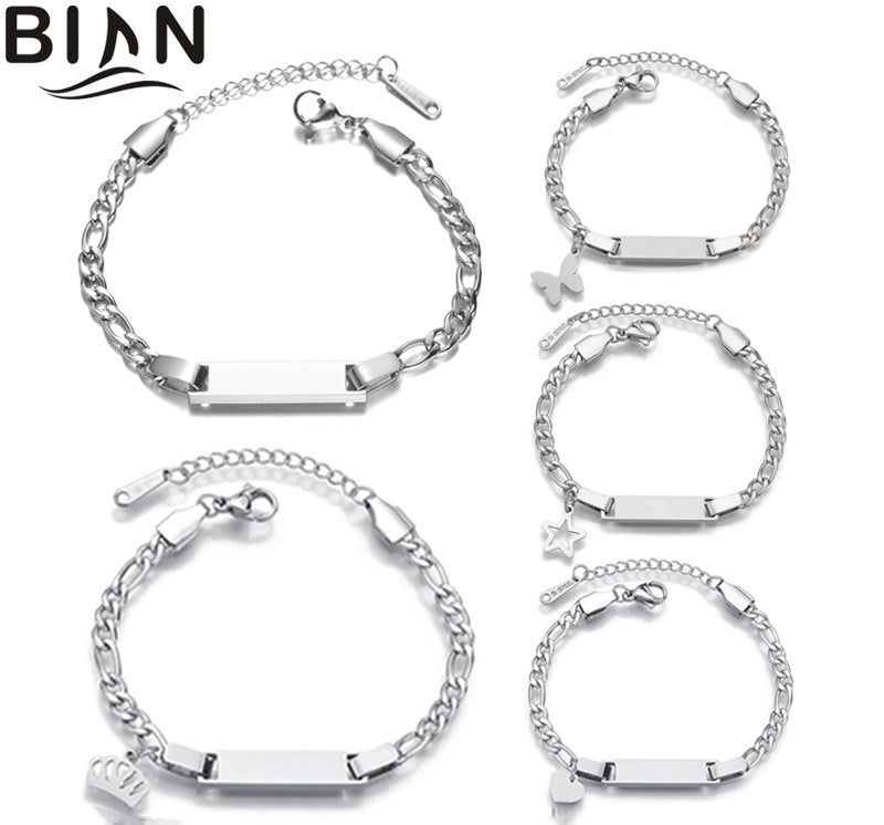 Minimalist Geometric 201 Stainless Steel 18K Gold Plated Stainless Steel Bracelets In Bulk