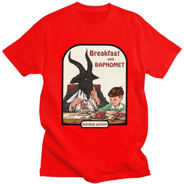 Breakfast With Baphomet Tee