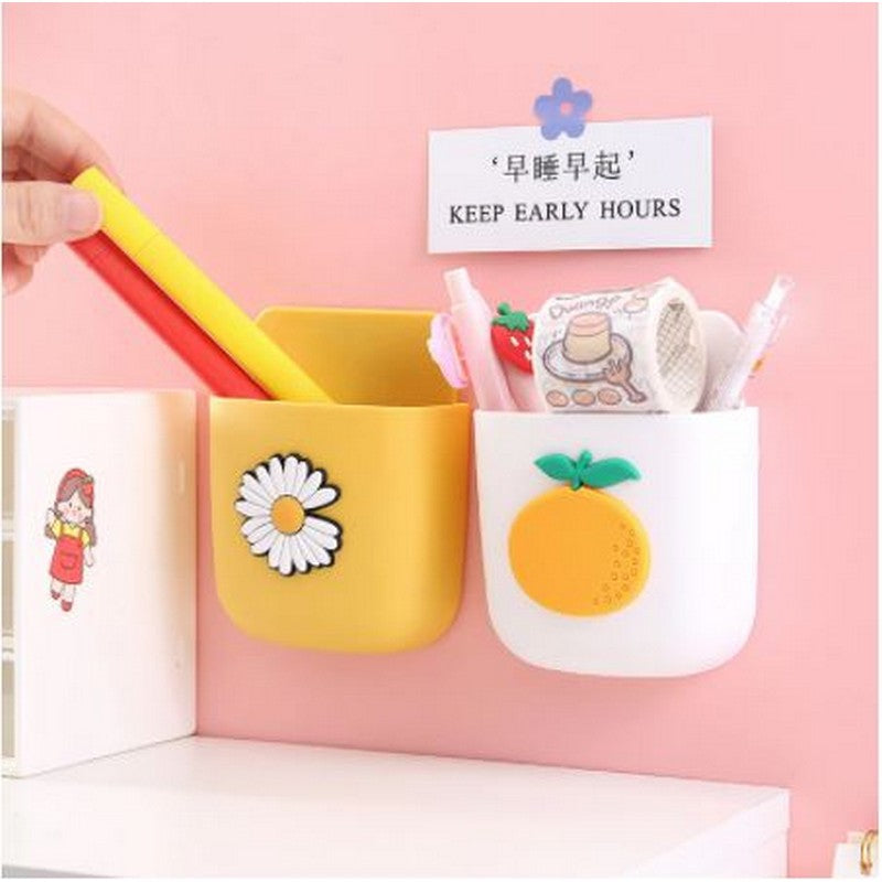 Multi-Purpose Storage Box Organizer - Wall Mount Sticker Remote Control Holder Rack - Wall Hanging Box Bracket