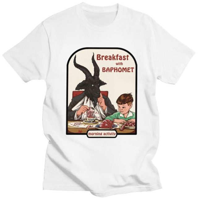 Breakfast With Baphomet Tee