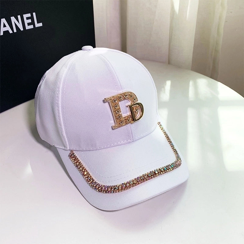 Women's Minimalist Letter Curved Eaves Baseball Cap