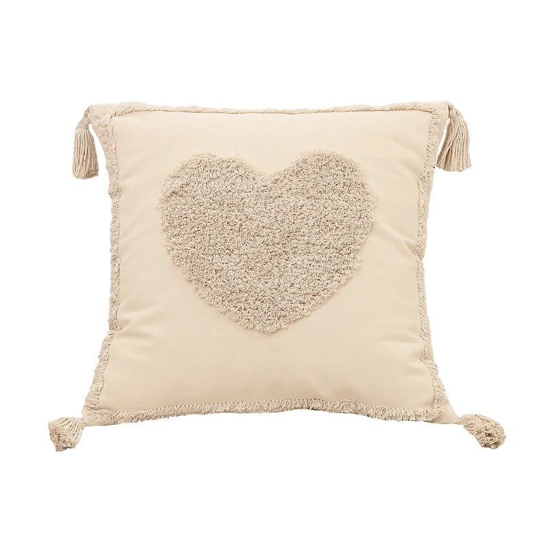 Elegant  Heart Shape Polyester Cotton Throw Pillow Pillow Cases Couch & Sofa Decor