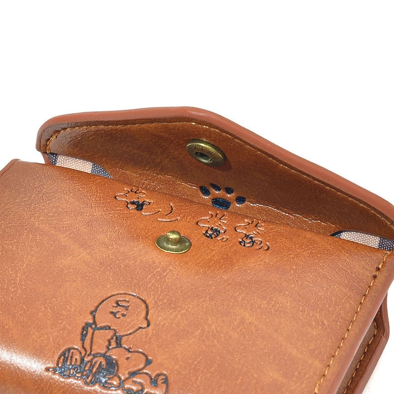 Women's All Seasons Pu Leather Cartoon Character Solid Color Minimalist Classic Style Square Buckle Card Holder Coin Purse