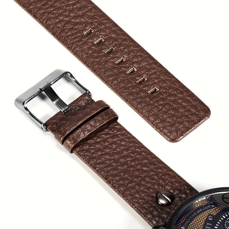 High-end Men's Watch New Fashion Simple Retro Domineering Street Style Large Dial Quartz Watch