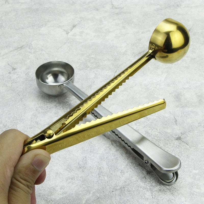 Fashion Solid Color Stainless Steel Coffee Spoon