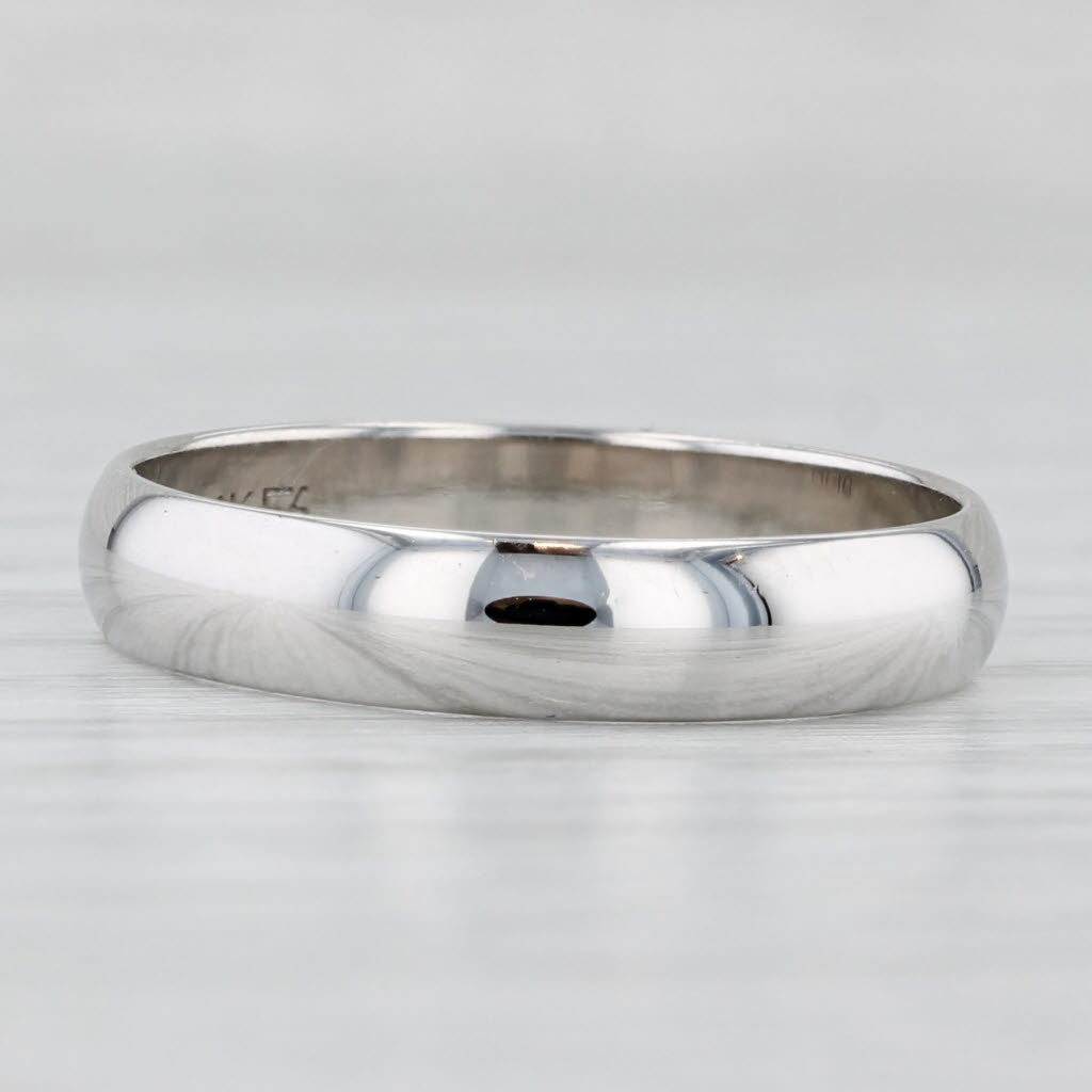 White Gold Wedding Band 14k Size 8.75 Ring