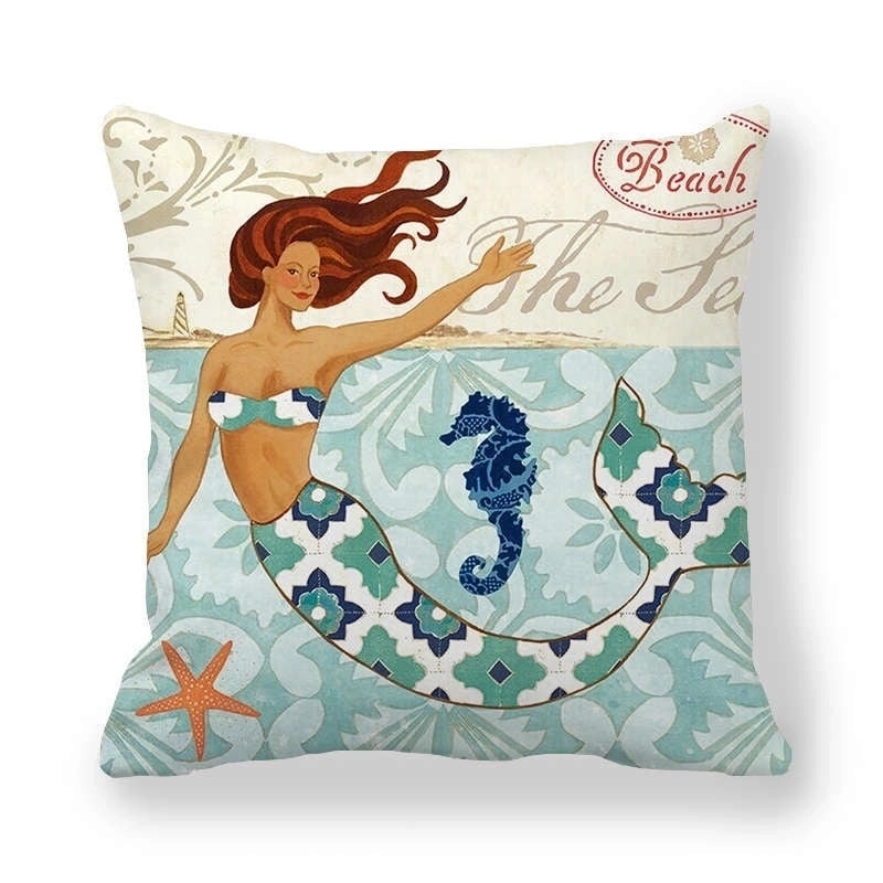 Retro Animal Landscape Fibre Peach Skin Pillow Cases