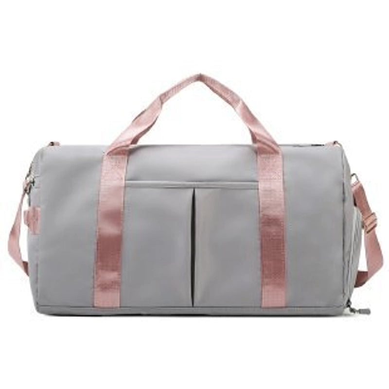 Unisex Fashion Solid Color Nylon Waterproof Travel Bags