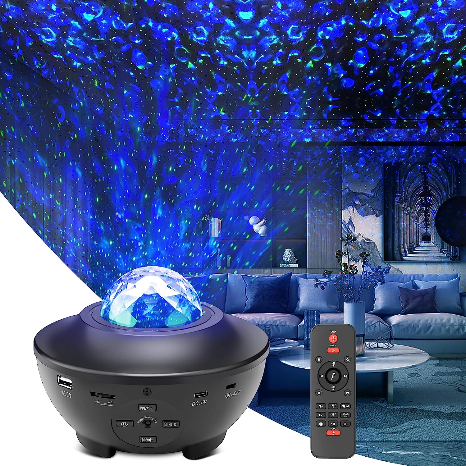 Imported High Quality Galaxy Lamps Moon Star Trendy & Luxurious Projector Rs 5999