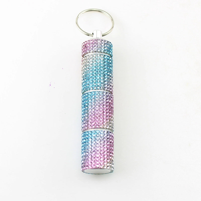Classic Style Geometry Metal Pill Bottle