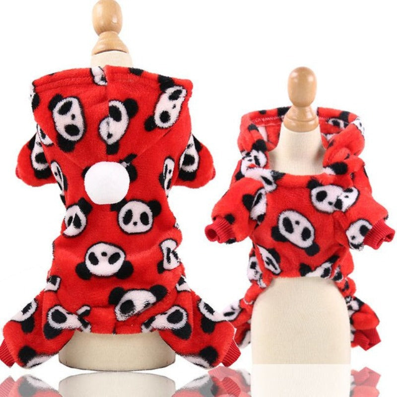 Soft Warm Dog Jumpsuits Clothing Pajamas
