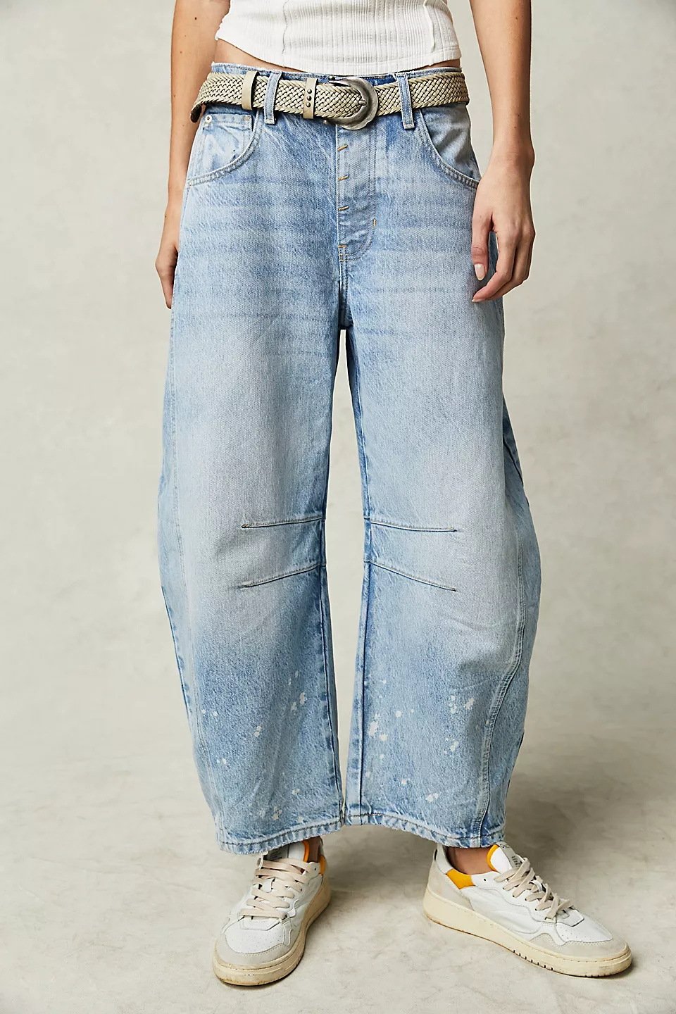 🔥2024 Mid-Rise Barrel Jeans