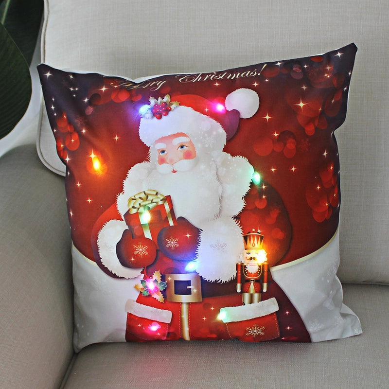Fashion Santa Claus Plush Pillow Cases