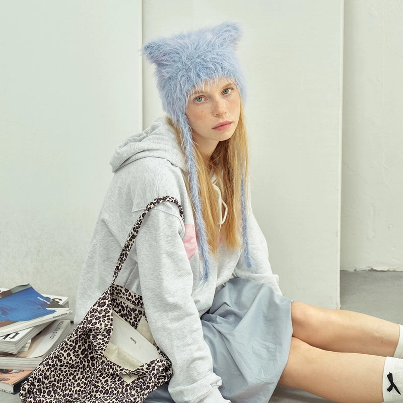 Women's Minimalist Solid Color Eaveless Wool Cap