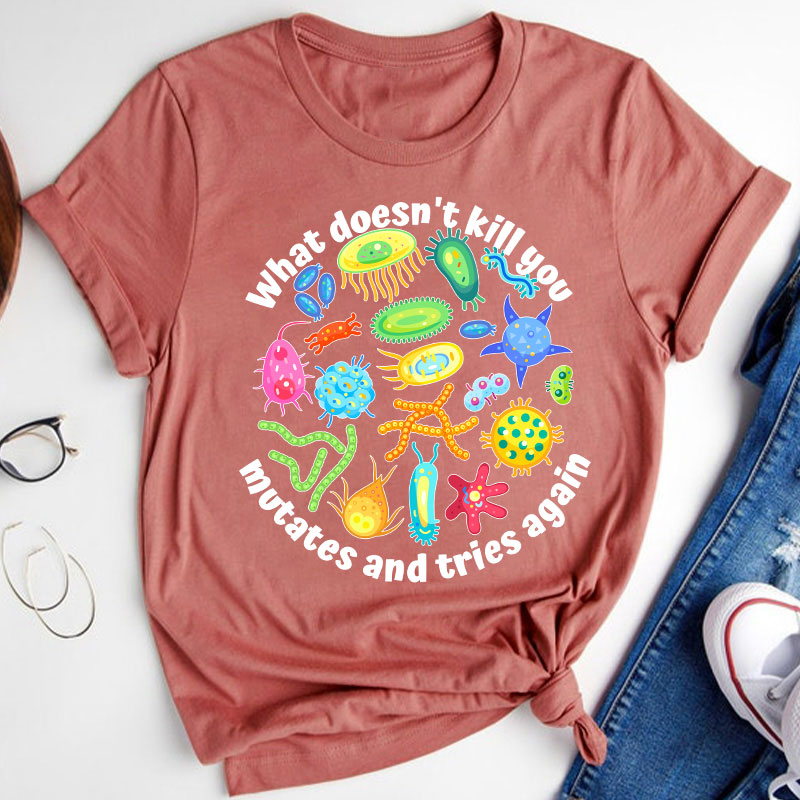 Funny Virus Science Teacher T-Shirt