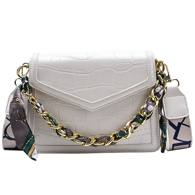 All-match Handbags Popular New Fashion Shoulder Texture Messenger Square Bag