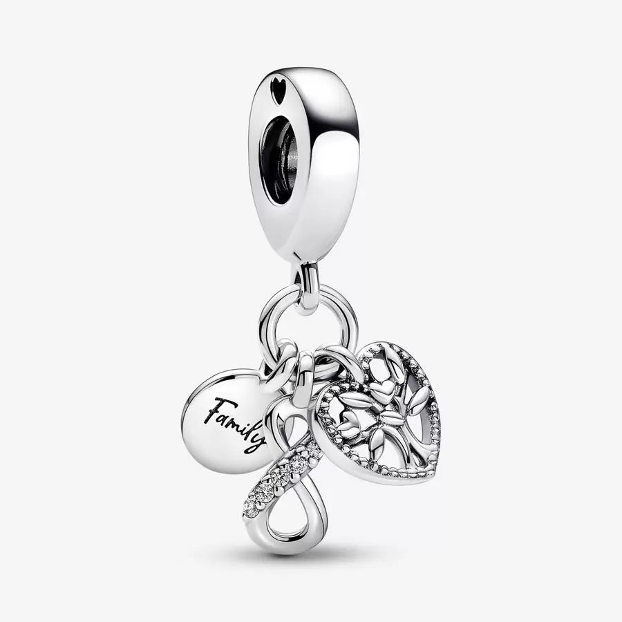 Family Infinity Triple Dangle Pandora Charm