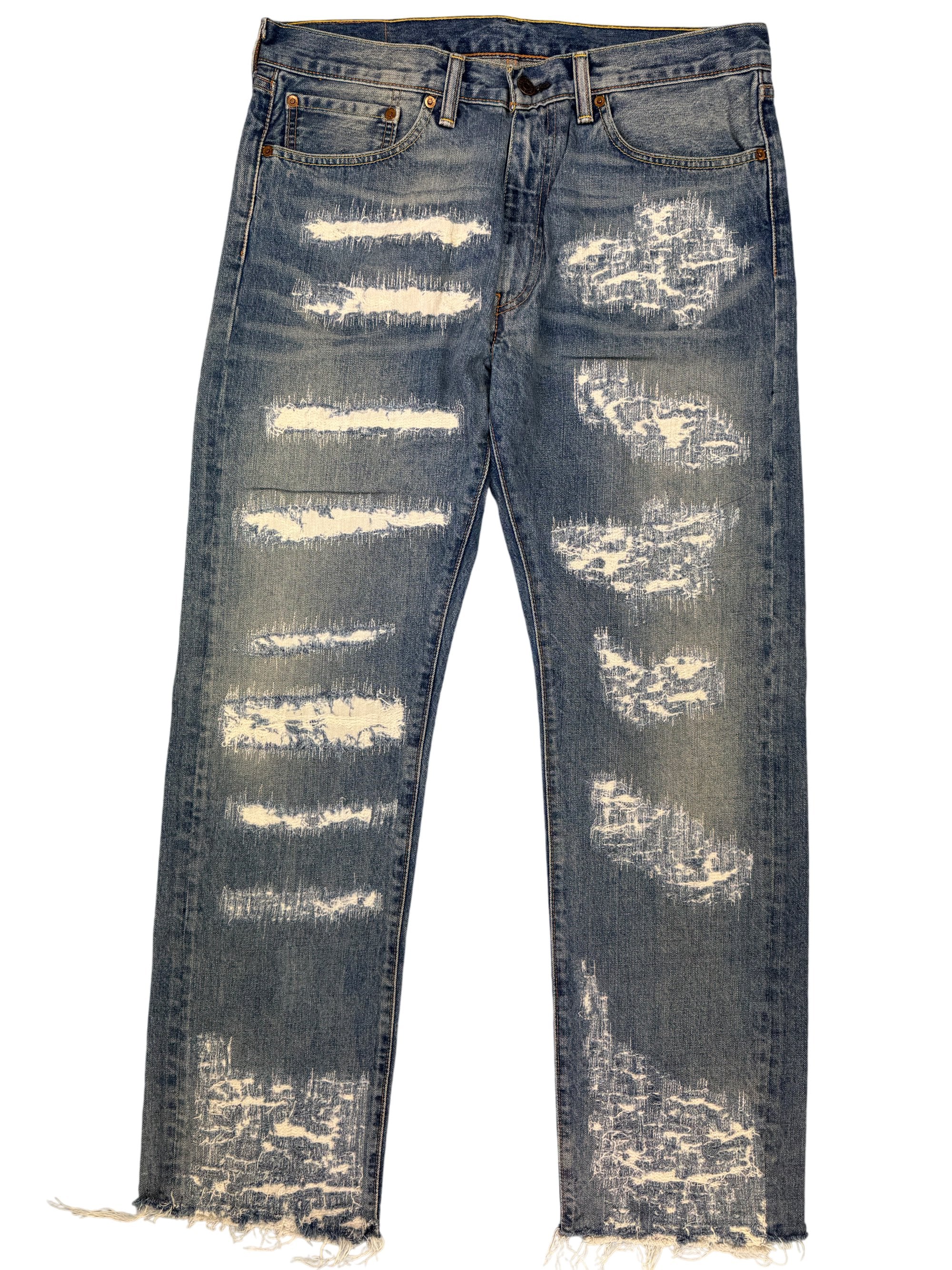 Levi's Strauss Distressed Denim Jeans
