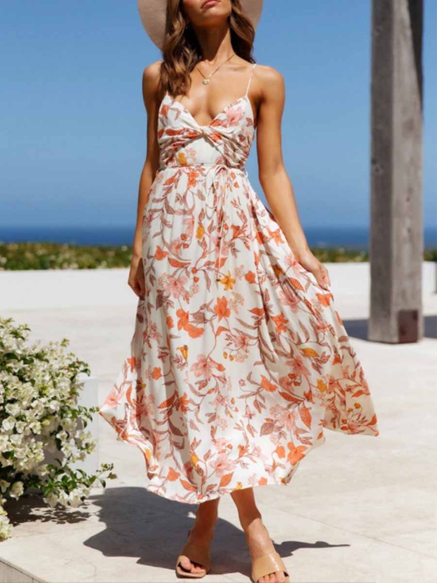 Printed Bohemian Dress