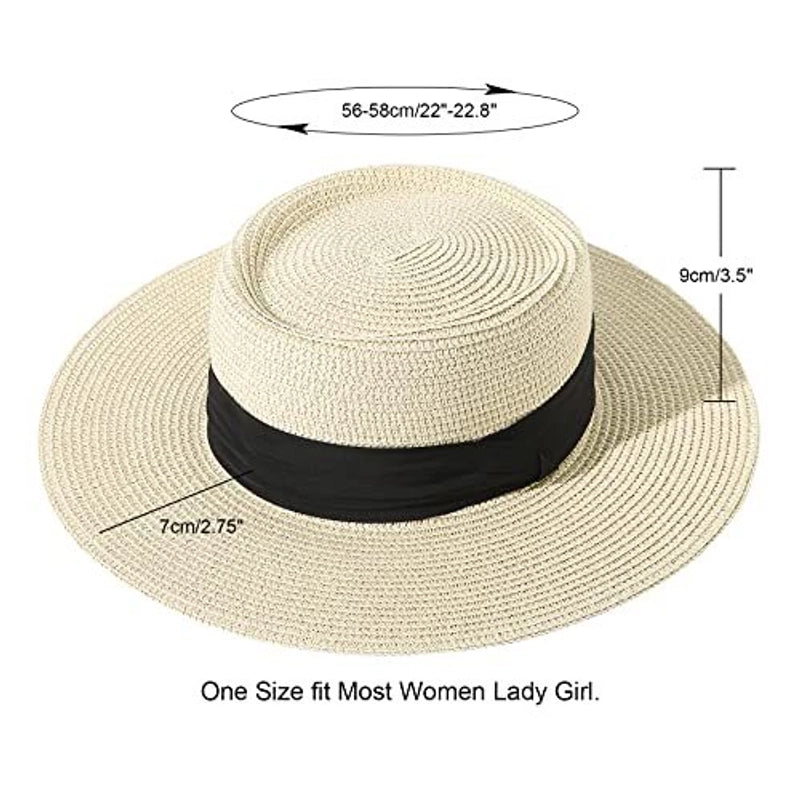 Women's Basic Hawaiian Vacation Solid Color Short Brim Sun Hat