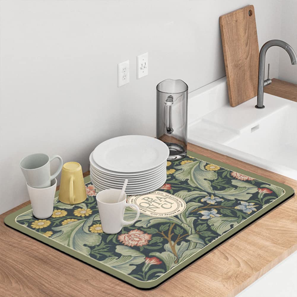 Fantasy Style Draining Mat for Kitchen & Bathroom