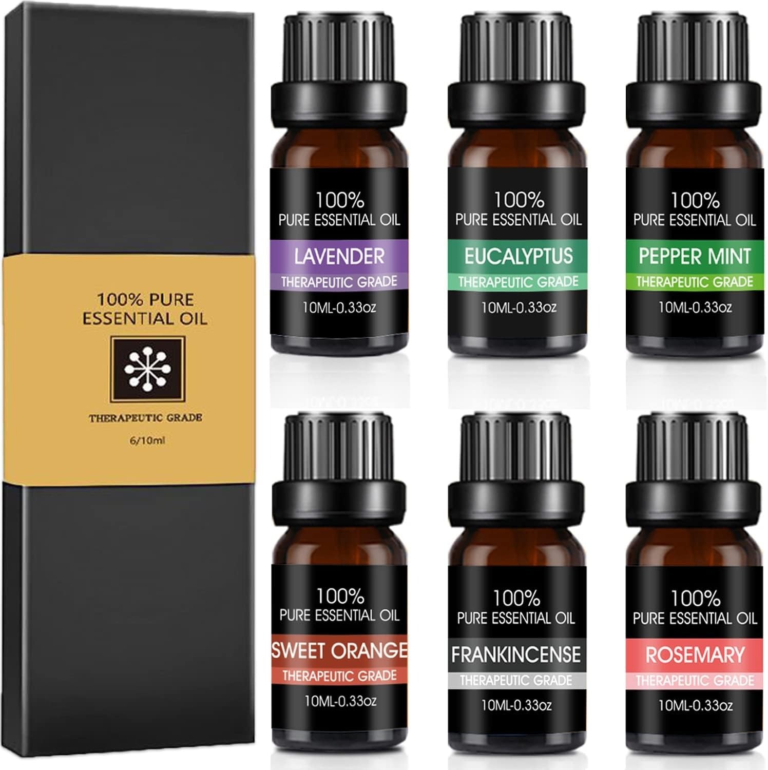 6pcs Pure Essential oils gift set