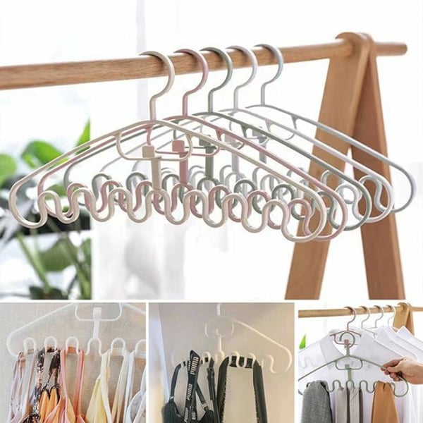 Wave Pattern Stackable Hanger-BUY MORE SAVE MORE!!!