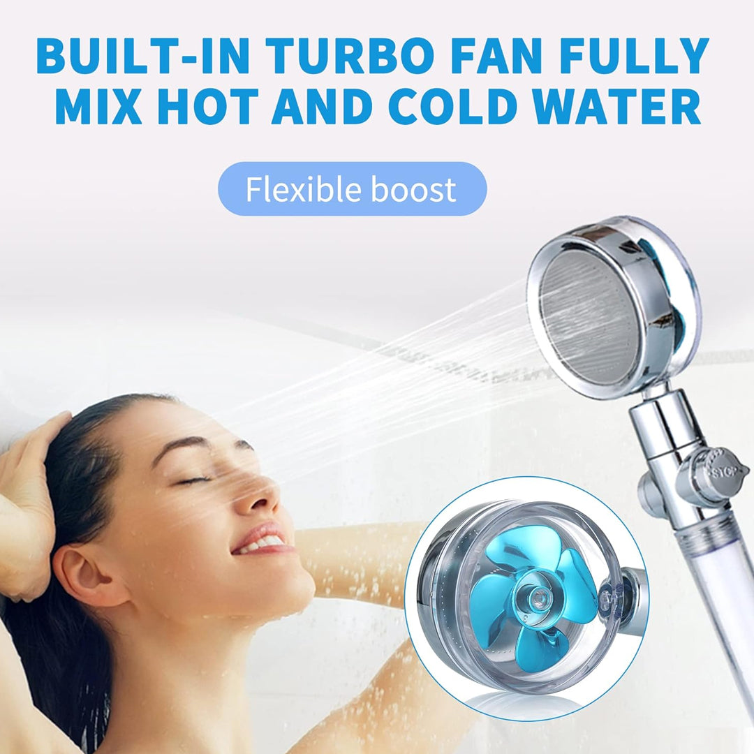 Turbo Flow Handheld Shower Head