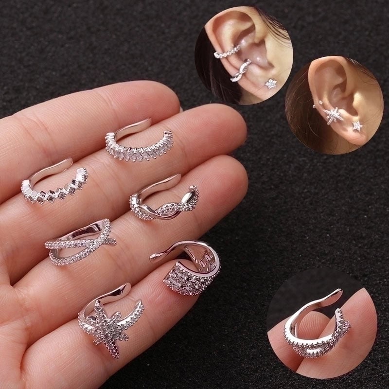 Ear Cartilage Rings & Studs Lady U Shape Copper