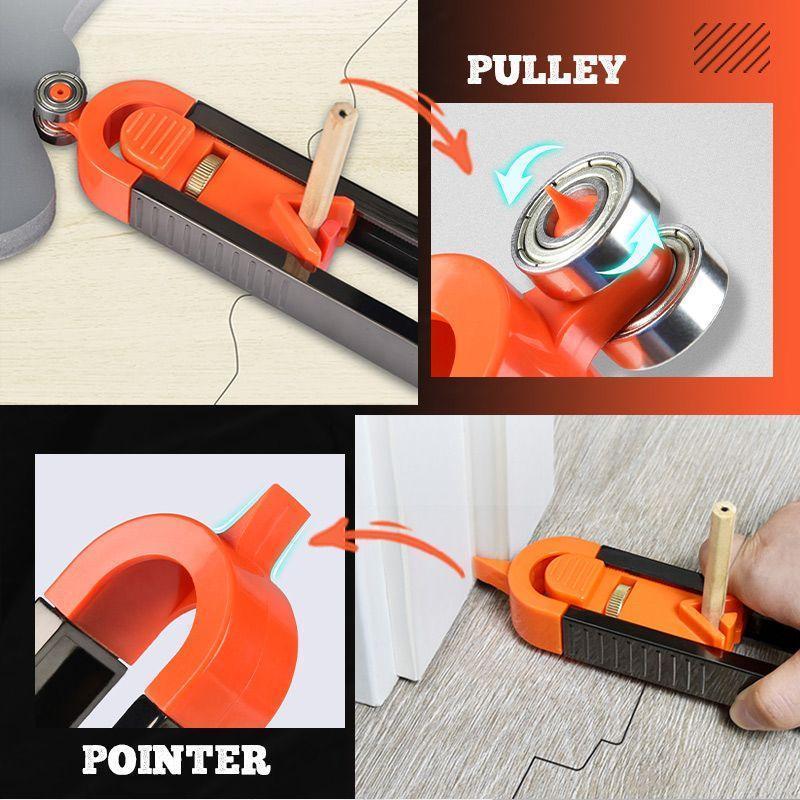 Nauwkeurige Contourmeter met Vergrendeling