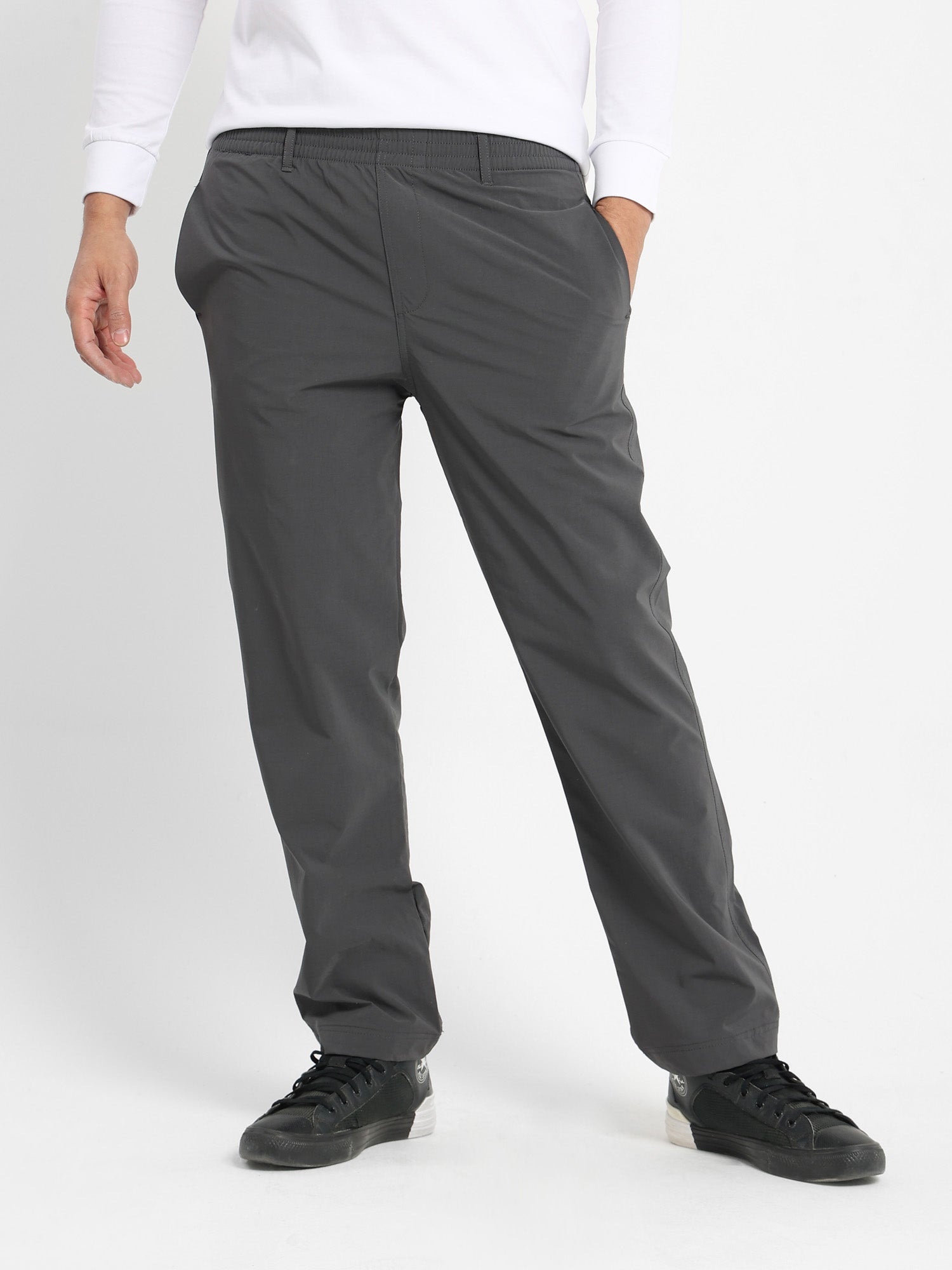 Casual Free Style Solid Pants