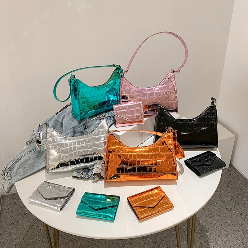 Women's Medium All Seasons Pu Leather Solid Color Streetwear Dumpling Shape Zipper Cloud Shape Bag